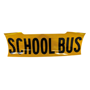 Diamond Grade Reflective Sheeting Self Adhesive Reflective School <strong>Bus</strong> Sign Decal <strong>Sticker</strong> - Product Image 1