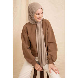 Pañuelo Étnico de Algodón y Mezclilla, Estilo Étnico, Cuadrado, para Invierno/Primavera/Verano, con Estampado de Leopardo, Flores y Lazos, para Musulmanas - Product Image 4