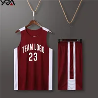 Wholesale Polyester Retro Double Sided Basketball Jersey Custom