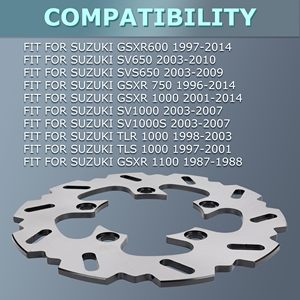 Disque de frein arrière personnalisé en usine de 220 mm pour <span class=keywords><strong>Suzuki</strong></span> <span class=keywords><strong>GSXR</strong></span> 600 750 1000 <span class=keywords><strong>1100</strong></span> TL1000r - Product Image 4