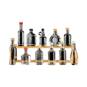 Botella de vidrio con forma de águila vacía personalizada, café helado frío, 200ml-500ml, serigrafía, tapón de rosca, whisky, vodka, Kombucha, Tequila - Product Image 4