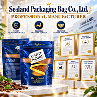 Sachet Doypack en PE de qualité alimentaire Sealand, résistant à l'humidité, pour chips et snacks, avec thermoscellage et impression en gravure