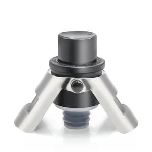 Tapón de Botella de Vino y Champán de Acero Inoxidable con Logotipo Personalizado - Product Image 1