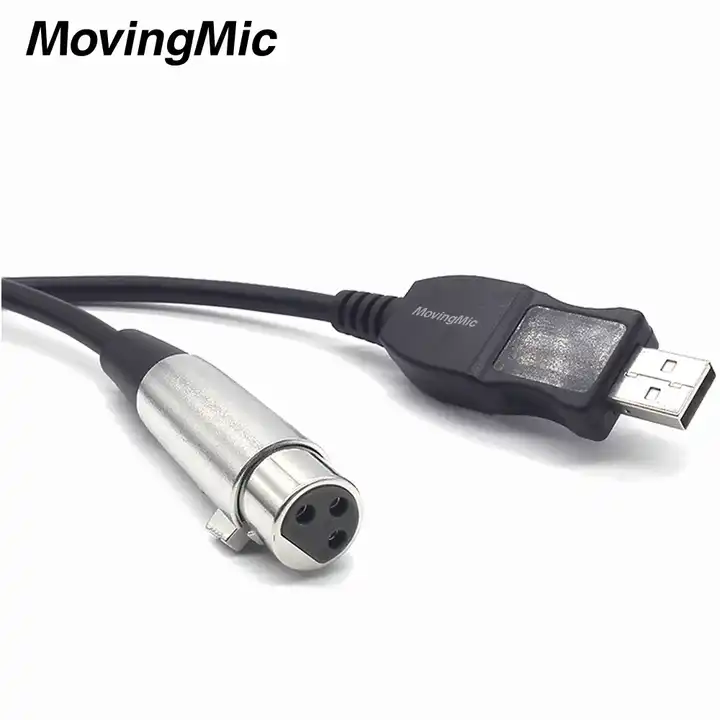 (3 M)Câble USB C Vers XLR Femelle Câble De Microphone De