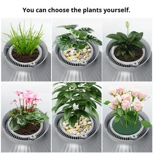 Vente en gros Bac à litière pour chat style <span class=keywords><strong>pot</strong></span> <span class=keywords><strong>de</strong></span> <span class=keywords><strong>fleur</strong></span> caché détachable facile à nettoyer Stérilisation par désodorisation intelligente personnalisable - Product Image 4