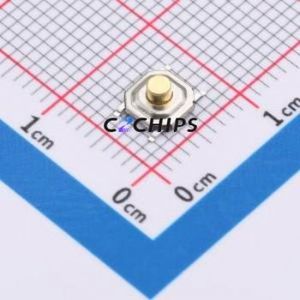 ZX-QC44-2.5TT Tactile Switch SMD-4P,5.2x5.2mm Switch Single Pole Single Throw Round Button Vertical Mount 4mm - Product Image 1