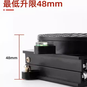 Scissors Lift Table <b>Aluminum</b> Alloy Manual Hydraulic Small Model For Home Repair And Diy - Product Image 3