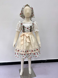 Girl Beer Festival Maid Lolita Dress <strong>Halloween</strong> Countryside Retro Poor Cosplay Costume Girl Oktoberfest Bavarian Dress - Product Image 5
