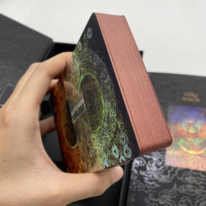 Cartes Oracle personnalisées pour & Guide <span class=keywords><strong>de</strong></span> <span class=keywords><strong>Lenormand</strong></span> - Conception holographique durable et écologique, finition dorée, boîte d'emballage personnalisée - Product Image 2