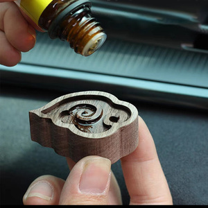 With Premium Magnetic Gift Box Printing Logo <strong>Refillable</strong> Wooden <strong>Car</strong> Vent Clip Perfume <strong>Car</strong> Air Freshener Luxury - Product Image 2