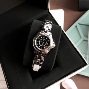 Reloj de Pulsera de Cuarzo para Mujer CC Luxury, Cristal de Zafiro Ronda, Esfera Cuadrada, Resistente al Agua 200m, Correa de Cerámica, Gemas, Reloj de Negocios - Product Image 3