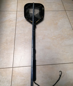 Épuisette pliable portable de 100 cm en alliage d'aluminium avec sac de rangement pour la pêche à la ligne, la pêche sur roche et l'équipement de pêche au bar - Product Image 3