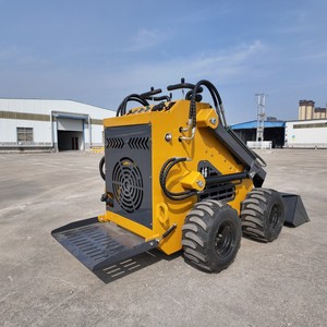 รถตักล้อยางขนาดเล็ก รุ่นขายดี 380 มินิสกิดสเตียร์ 25 แรงม้า เครื่องยนต์ดีเซลคูโบต้า - ระบบไฮดรอลิกแรงสูง รถตักตีนตะขาบทรงพลัง - Product Image 2