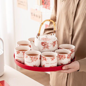 Coffret <span class=keywords><strong>de</strong></span> thé thermique à motifs floraux <span class=keywords><strong>pour</strong></span> jeunes mariés, <span class=keywords><strong>cadeau</strong></span> <span class=keywords><strong>de</strong></span> mariage, <span class=keywords><strong>de</strong></span> fiançailles ou <span class=keywords><strong>de</strong></span> pendaison <span class=keywords><strong>de</strong></span> crémaillère - Product Image 3