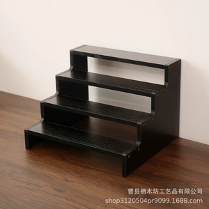 Tiered <b>Desktop</b> Storage Rack 3 Layers Multipurpose Figurine Display Organizer Easy Assembly - Product Image 3