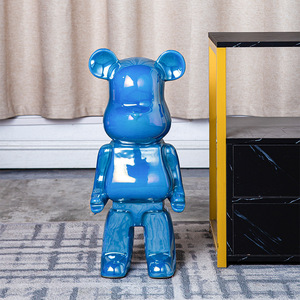 Carftsoul รูปหมีแบบทำมือตู้ทีวีรูปหมีสมัยใหม่สุดสร้างสรรค์ตกแต่งด้วยวัสดุเซรามิกสไตล์รุนแรงด้วยไฟฟ้า - Product Image 5