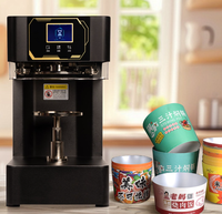 Máquina Selladora Automática de Latas de Refresco y Cerveza de Alta Velocidad (2 Segundos), Sellado por Termoencogimiento para Embalajes de Papel y Madera, Calibre 55, 110/220V