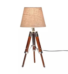 Modern <b>Vintage</b> Nautical Table <b>Lamp</b> Brass Floor <b>Lamps</b> Metal Shade Stainless Steel Aluminum Body Hotel Office Living Room Use - Product Image 2