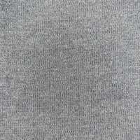 Tela de Punto Acanalado 2x2 R/T/SPX, Color Gris Jaspeado, Elástica, de Rayón, Terileno y Spandex, para Prendas Básicas de Mujer, Camisetas de Manga Larga y Ropa de Estar por Casa