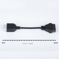 Cable de Conexión Convertidor de 5 Pines Automotrices a OBDII de 16 Pines