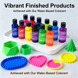 Timesrui 55ml cao tập trung nước dựa trên chất lỏng sắc tố cho xi măng và thạch cao neon/huỳnh quang nhuộm người mới bắt đầu jesmonite - Product Image 5