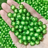 Perles acryliques carrées transparentes en vrac, 500g/sac, pour bracelets et colliers faits main DIY - Vente chaude