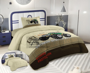 China Manufacturer Personalized Kids <strong>Quilt</strong> Set 3Pcs Cartoon Bedcover 1800 Series for <strong>Children</strong> - Product Image 2