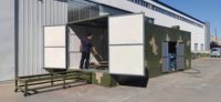 Cabine de sablage automatique avec recyclage des abrasifs