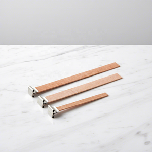 Mèche en <span class=keywords><strong>bois</strong></span> pour la fabrication de bougies, flamme naturelle crépitante, combustion propre, <span class=keywords><strong>bois</strong></span> plat, fournitures artisanales, vente en gros - Product Image 3