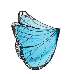 Hot Selling Fantasy Style Butterfly Wings For Kids Cartoon Cosplay Angel Wings With Face Mask Two Piece Set