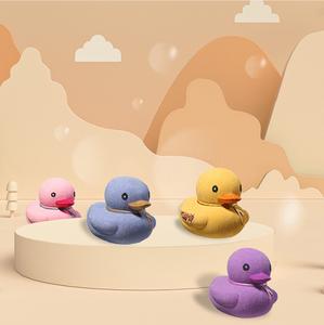 Colorant presse bulle naturel végétalien bio canard bulles bombes de bain naturel parfumé dessin animé canard bombes de bain - Product Image 3