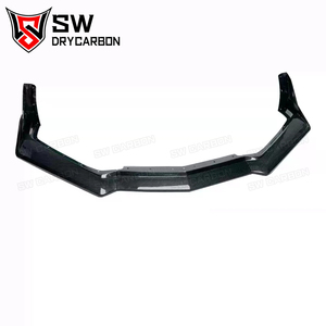 Lèvre avant en fibre de carbone de haute qualité style ZR1 pour Chevrolet Corvette C8 <span class=keywords><strong>2020</strong></span>+ Splitter de pare-chocs avant Spoiler inférieur - Product Image 5