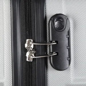 Toptan özelleştirilmiş seyahat arabası Abs Pc Hardside bagaj seyahat çantaları bagaj taşımak bavul seti