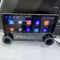 Radio para Auto Android con Pantalla Táctil de 10 Pulgadas, 2GB+32GB, Doble Perilla, Navegación GPS, Reproductor Multimedia BT, Compatible con CarPlay y Android Auto