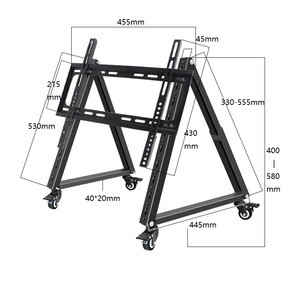 Giá đỡ TV di động, xoay 360 độ, dành cho TV LED LCD 32-70 inch, lắp đặt trên sàn, di chuyển được, dùng cho phòng hoặc sân khấu - Product Image 1