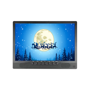 Batterie intégrée et antenne externe HDTV rétroéclairée par LED portable de 17.3 pouces pour le <span class=keywords><strong>camping</strong></span> en plein air, la maison ou la voiture - Product Image 4