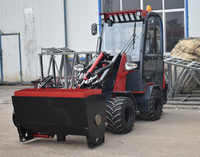 Chargeuse sur pneus compacte HAIJU M910T avec flèche télescopique, capacité de charge de 1000 kg, 4x4, hydraulique, vente directe usine à prix avantageux