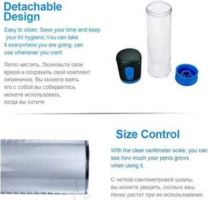 Pompa Vakum Pembesar & Penguat Otot 2 in 1 Harga Pabrik, Peningkat Gairah Seksual, Masturbator, Pemijat ED - Product Image 4