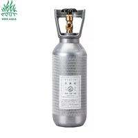 Cylindre de CO2 en alliage d'aluminium Weekaqua 1L, réservoir de gaz écologique conforme aux normes nationales pour système d'aquarium planté