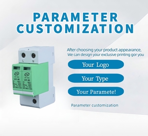 Protector Contra Sobretensiones LeiHao Personalizado Tipo T2, Protección Industrial Contra Rayos, 385V 2P 3P 4P, Dispositivo de Protección Contra Sobretensiones 40kA, Sistema Solar - Product Image 2