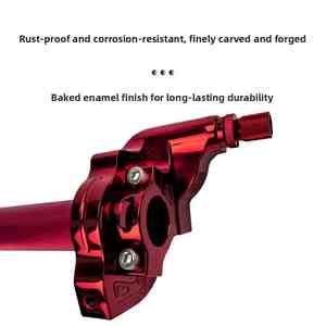 CNC Aluminum Quick-Turn <b>Throttle</b> Assembly for Dirt Bike Motocross Universal 7/8" 22mm Fast-Twist Grip with Visible Clear Cover - Product Image 4