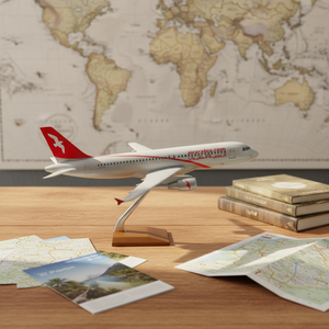 โมเดลเครื่องบินเรซิ่นแอร์อาราเบีย แอร์บัส เอ320 สเกล 1/<span class=keywords><strong>200</strong></span> ความยาว 18.8 ซม. สไตล์รัก สามารถปรับแต่งได้ - Product Image 3