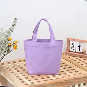 2022 Cotton Linen Shopping Tote Bags Eco Canvas Weekend Travel Bag Printed Pattern Long And Short Handlen Nature