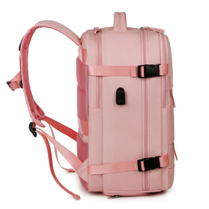 Mochila <span class=keywords><strong>de</strong></span> <span class=keywords><strong>Viaje</strong></span> Personalizada con Logotipo, <span class=keywords><strong>de</strong></span> Nailon Impermeable, Informal, para Exteriores, con Puerto <span class=keywords><strong>de</strong></span> Carga USB, para Avión, <span class=keywords><strong>40x20x25</strong></span>, con Compartimento para Zapatos - Product Image 3