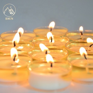 Venta al por mayor de velas de cera de soja y cera de parafina con carcasa de PC para la decoración del hogar y ocasiones Diwali - Product Image 5