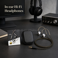 Écouteurs intra-auriculaires IE900 Hi-Fi filaires avec câble supra-auriculaire pour la scène, pour audiophiles, chanteurs, DJ, musiciens, groupes