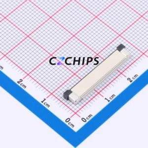 CAX-AFC07-40XCB-H2.0 FFC/<b>FPC</b> Connector SMD,P=0.5mm,Horizontal Mount Connector Drawer Type Bottom Contact 40P 0.5mm - Product Image 2