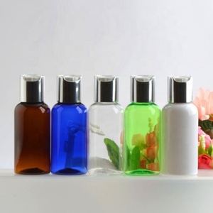 100ml 250ml 300ml 500ml Empty Shower Gel Shampoo Cosmetic Container <b>Plastic</b> Bottle With Gold Silver Press <b>Disc</b> Top - Product Image 4