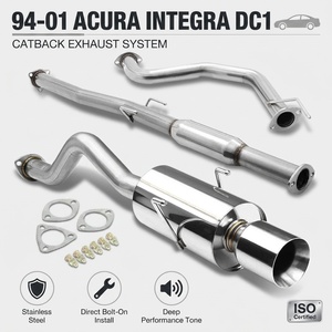 Sistema <span class=keywords><strong>di</strong></span> <span class=keywords><strong>Scarico</strong></span> Catback in Acciaio Inox per Acura Integra RS LS GS DC1 94-01, Kit Silenziatore <span class=keywords><strong>ad</strong></span> Alte Prestazioni, Vendita all'Ingrosso - Product Image 1