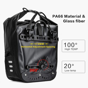 Assento traseiro de tpu para ciclismo, saco à prova d'água de 20l para bicicleta de montanha, bagagem, bolsa para ciclismo e armazenamento - Product Image 4